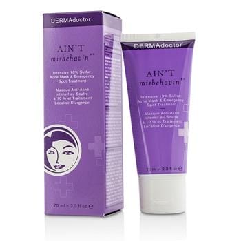 OJAM Online Shopping - DERMAdoctor Ain't Misbehavin' Intensive Skin Clarifying Sulfur Acne Mask 70ml/2.3oz Skincare