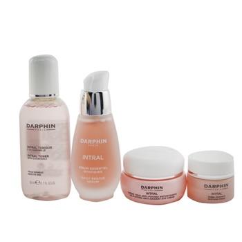 OJAM Online Shopping - Darphin Intral Botanical Soothing Secrets Set: Serum 30ml+ Eye Cream 15ml+ Cream 5ml+ Toner 50ml 4pcs Skincare