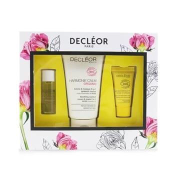 OJAM Online Shopping - Decleor Certified Organic Soothing Box: Comfort 2 In 1 Cream & Mask 50ml+Comfort Oil-Serum 5ml+Comfort Night Balm 2.5ml 3pcs Skincare