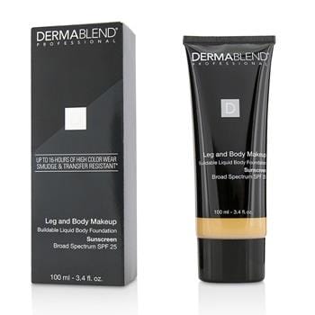 OJAM Online Shopping - Dermablend Leg and Body Make Up Buildable Liquid Body Foundation Sunscreen Broad Spectrum SPF 25 - #Light Sand 25W 100ml/3.4oz Make Up