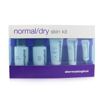 OJAM Online Shopping - Dermalogica Normal/ Dry Skin Kit: Cleanser + Toner + Smoothing Cream + Exfoliant + Eye Reapir (Box Slightly Damaged) 5pcs Skincare