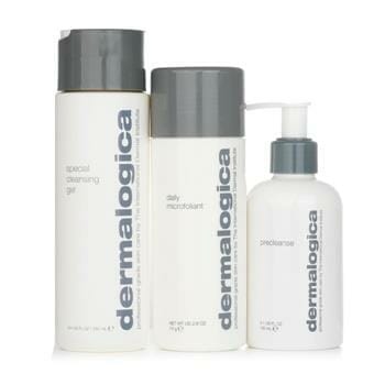 OJAM Online Shopping - Dermalogica The Cleanse & Glow Set: 3pcs Skincare