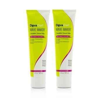 OJAM Online Shopping - DevaCurl Wave Maker Duo Pack (Touchable Texture Whip - Texture & Volume) 2x147.9ml/5oz Hair Care