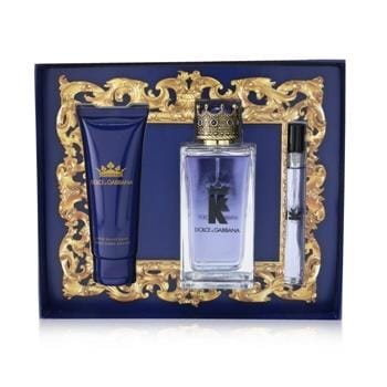 OJAM Online Shopping - Dolce & Gabbana K Coffret : Eau De Toilette Spray 100ml/3.3oz + Eau De Toilette 10ml0.33oz + After Shave Balm 75ml/2.5oz 3pcs Men's Fragrance