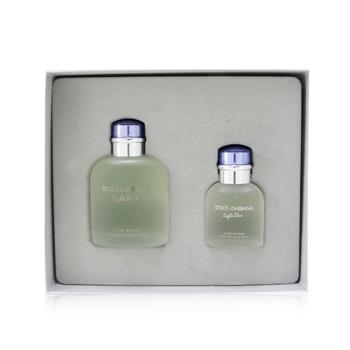 OJAM Online Shopping - Dolce & Gabbana Light Blue Coffret: Eau De Toilette Spray 125ml/4.2oz + Eau De Toilette Spray 40ml/1.3oz 2pcs Men's Fragrance