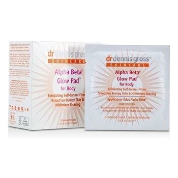 OJAM Online Shopping - Dr Dennis Gross Alpha Beta Glow Pad for Body 8 Towelettes Skincare