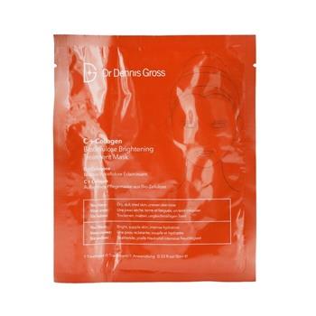 OJAM Online Shopping - Dr Dennis Gross C + Collagen Biocellulose Brightening Treatment Mask 1 Treatment Skincare