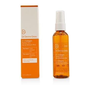 OJAM Online Shopping - Dr Dennis Gross C + Collagen Perfect Skin Set & Refresh Mist 88ml/3oz Skincare