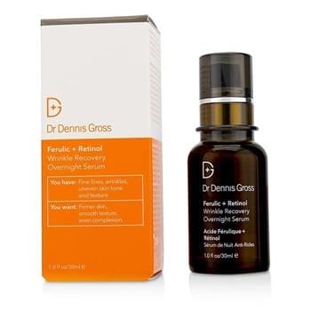 OJAM Online Shopping - Dr Dennis Gross Ferulic + Retinol Wrinkle Recovery Overnight Serum 30ml/1oz Skincare