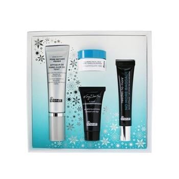 OJAM Online Shopping - Dr. Brandt Festive & Flawless Kit: Pore Refiner Primer 30ml+ No More Baggage 15g+ Microdermabrasion 15g+ Hyaluronic Facial Cream 10g 4pcs Skincare