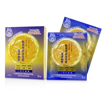 OJAM Online Shopping - Dr. Morita Gold Essence Moisturizing Gel Facial Mask 5pcs Skincare