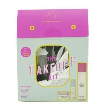 OJAM Online Shopping - Drunk Elephant The TakeOff Kit: T.L.C Framboos Night Serum 50ml+ B-Hydra Serum 8ml+ Lala Retro Whipped Cream 15ml 3pcs Skincare