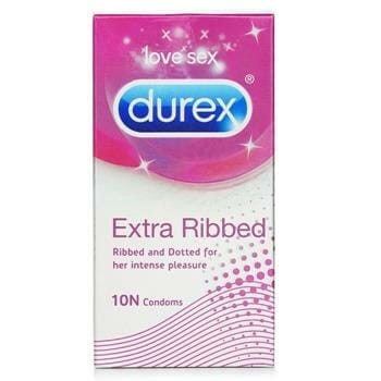 OJAM Online Shopping - Durex Extra Ribbed Condoms 10pcs 10pcs/box Health
