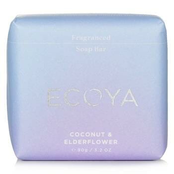 OJAM Online Shopping - Ecoya Soap - Coconut & Elderflower 90g/3.2oz Skincare