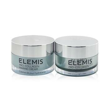 OJAM Online Shopping - Elemis Hydrating Day & Night Duo Set: Pro-Collagen Marine Cream 50ml+ Pro-Collagen Oxygenating Night Cream 50ml 2pcs Skincare