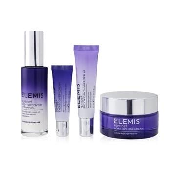 OJAM Online Shopping - Elemis Peptide 24/7 High Performers Set: Adaptive Day Cream 50ml+ Night Recovery Cream-Oil 30ml+ Hydra-Serum 10ml+ Eye Cream 5ml 4pcs Skincare