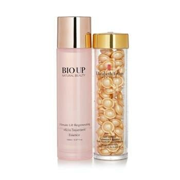 OJAM Online Shopping - Elizabeth Arden Ceramide Capsules Daily Youth Restoring Serum - ADVANCED 90caps (Free: Natural Beauty BIO UP Treatment Essence 150ml) 2pcs Skincare