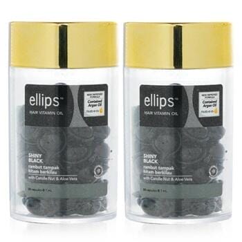 OJAM Online Shopping - Ellips Hair Vitamin Oil - Shiny Black Duo 2x50capsules Hair Care