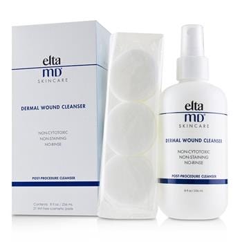 OJAM Online Shopping - EltaMD Dermal Wound Cleanser (with 21 Lint-Free Cosmetic Pads) 236ml/8oz Skincare