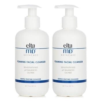 OJAM Online Shopping - EltaMD Gentle Enzyme Foaming Facial Cleanser Duo (Exp date: 12/2024) 207ml x2pcs Skincare