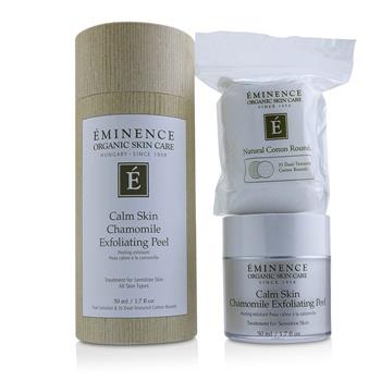 OJAM Online Shopping - Eminence Calm Skin Chamomile Exfoliating Peel (with 35 Dual-Textured Cotton Rounds) 50ml/1.7oz Skincare