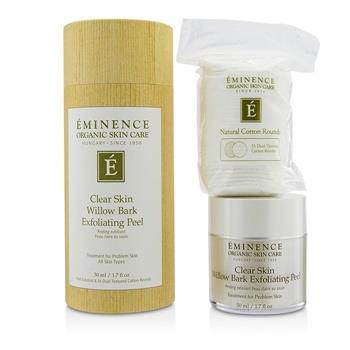 OJAM Online Shopping - Eminence Clear Skin Willow Bark Exfoliating Peel (with 35 Dual-Textured Cotton Rounds) 50ml/1.7oz Skincare