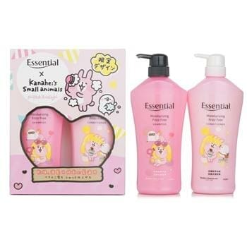 OJAM Online Shopping - Essential Essential x Kanahei Limted Pack (Moisturizing Frizz Free) 2x700ml Hair Care