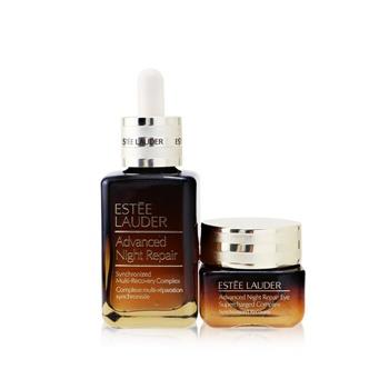 OJAM Online Shopping - Estee Lauder Advanced Night Repair Set: Synchronized Multi-Recovery Complex 50ml+ Eye Supercharged Complex 15ml 2pcs Skincare