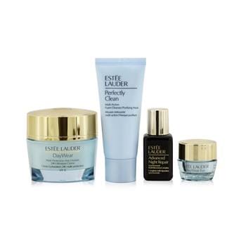 OJAM Online Shopping - Estee Lauder Protect+Hydrate Collection: DayWear Moisture Creme SPF 15 50ml+ ANR Multi Recovery 15ml+ DayWear Eye 5ml+ Perfectly Clean 30ml 4pcs Skincare