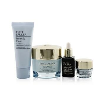 OJAM Online Shopping - Estee Lauder Protect+Hydrate Skincare Delights: Day Wear Creme SPF 15 50ml+ ANR 15ml+ Day Wear Eye 5ml+ Perfectly Clean 30ml 4pcs Skincare