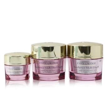 OJAM Online Shopping - Estee Lauder Resilience Multi-Effect 3-To-Travel Set: Tri-Peptide Face & Neck Creme SPF 15 50ml+Night Creme 50ml+Eye Creme 15ml 3pcs Skincare