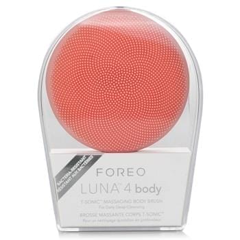 OJAM Online Shopping - FOREO Luna 4 Body Massaging Body Brush - # Peach Perfect 1pcs Skincare