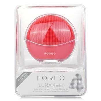 OJAM Online Shopping - FOREO Luna 4 Mini Dual-Sided Facial Cleansing Massager - # Coral 1pcs Skincare