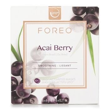 OJAM Online Shopping - FOREO UFO Smoothing Mask - Acai Berry (For Fine Lines & Wrinkles) 6x6g Skincare