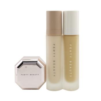 OJAM Online Shopping - Fenty Beauty by Rihanna Pro Filt'R Hydrating Complexion Kit: Foundation 32ml + Primer 32ml + Instant Retouch Setting Powder 7.8g - #210 (Box Slightly Damaged) 3pcs Make Up