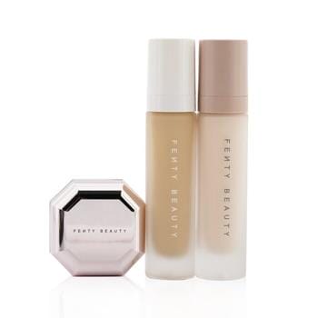 OJAM Online Shopping - Fenty Beauty by Rihanna Pro Filt'R Soft Matte Complexion Kit: Foundation 32ml + Primer 32ml + Instant Retouch Setting Powder 7.8g - #190 (Box Slightly Damaged) 3pcs Make Up