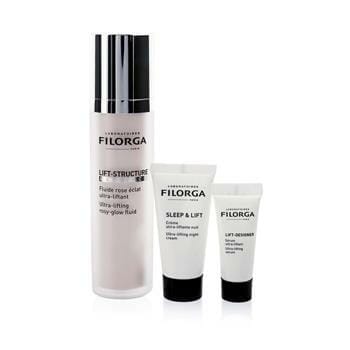 OJAM Online Shopping - Filorga Programme Lift Intense Lift Effect Routine: Lift Structure Radiance 50ml + Lift-Designer 7ml + Sleep & Lift 15ml + bag 3pcs+1bag Skincare