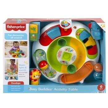 OJAM Online Shopping - Fisher-Price Busy Buddies™ Activity Table 57x14x41cm Toys