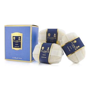 OJAM Online Shopping - Floris Elite Luxury Soap 3x100g/3.5oz Men's Fragrance