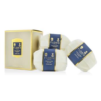 OJAM Online Shopping - Floris Lily Of The Valley Luxury Soap 3x100g/3.5oz Ladies Fragrance