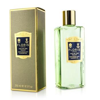 OJAM Online Shopping - Floris Lily Of The Valley Moisturising Bath & Shower Gel 250ml/8.5oz Ladies Fragrance