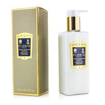 OJAM Online Shopping - Floris Night Scented Jasmine Enriched Body Moisturiser 250ml/8.5oz Ladies Fragrance