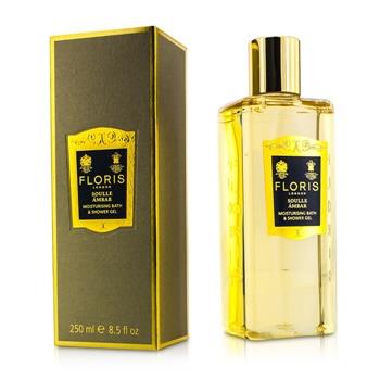 OJAM Online Shopping - Floris Soulle Ambar Moisturising Bath & Shower Gel 250ml/8.5oz Ladies Fragrance