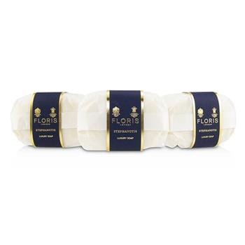 OJAM Online Shopping - Floris Stephanotis Luxury Soap 3x100g/3.5oz Ladies Fragrance