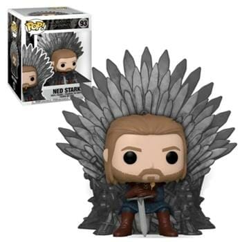 OJAM Online Shopping - Funko POP! Deluxe: GOT- Ned Stark on Throne Toy Figures 18x15x20cm Toys