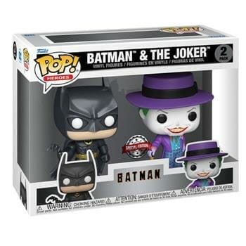 OJAM Online Shopping - Funko POP! Heroes: Batman(1989) - Joker & Batman Toy Figures 16x21x9cm Toys