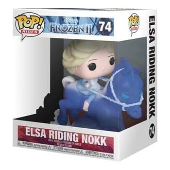 OJAM Online Shopping - Funko POP! Ride Disney: Frozen II - Elsa Riding Nokk Toy Figures 21x17x14cm Toys