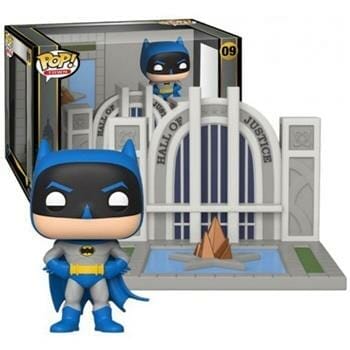 OJAM Online Shopping - Funko POP Towns: Batman 80th - Hall of Justice w/Batman Toy Figures 21x26x15cm Toys