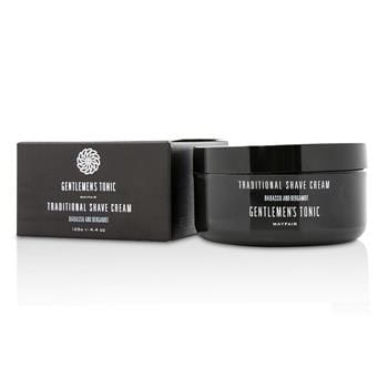 OJAM Online Shopping - Gentlemen's Tonic Traditional Shave Cream - Babassu And Bergamot 125ml/4.4oz Men's Skincare