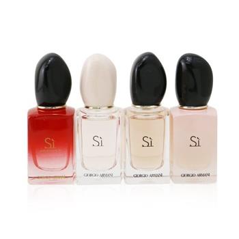 OJAM Online Shopping - Giorgio Armani Si Miniature Collection: Si Edt 7ml + Si Edp 7ml + Si Fiori EDP 7ml + Si Passione EDP 7ml 4pcs Ladies Fragrance